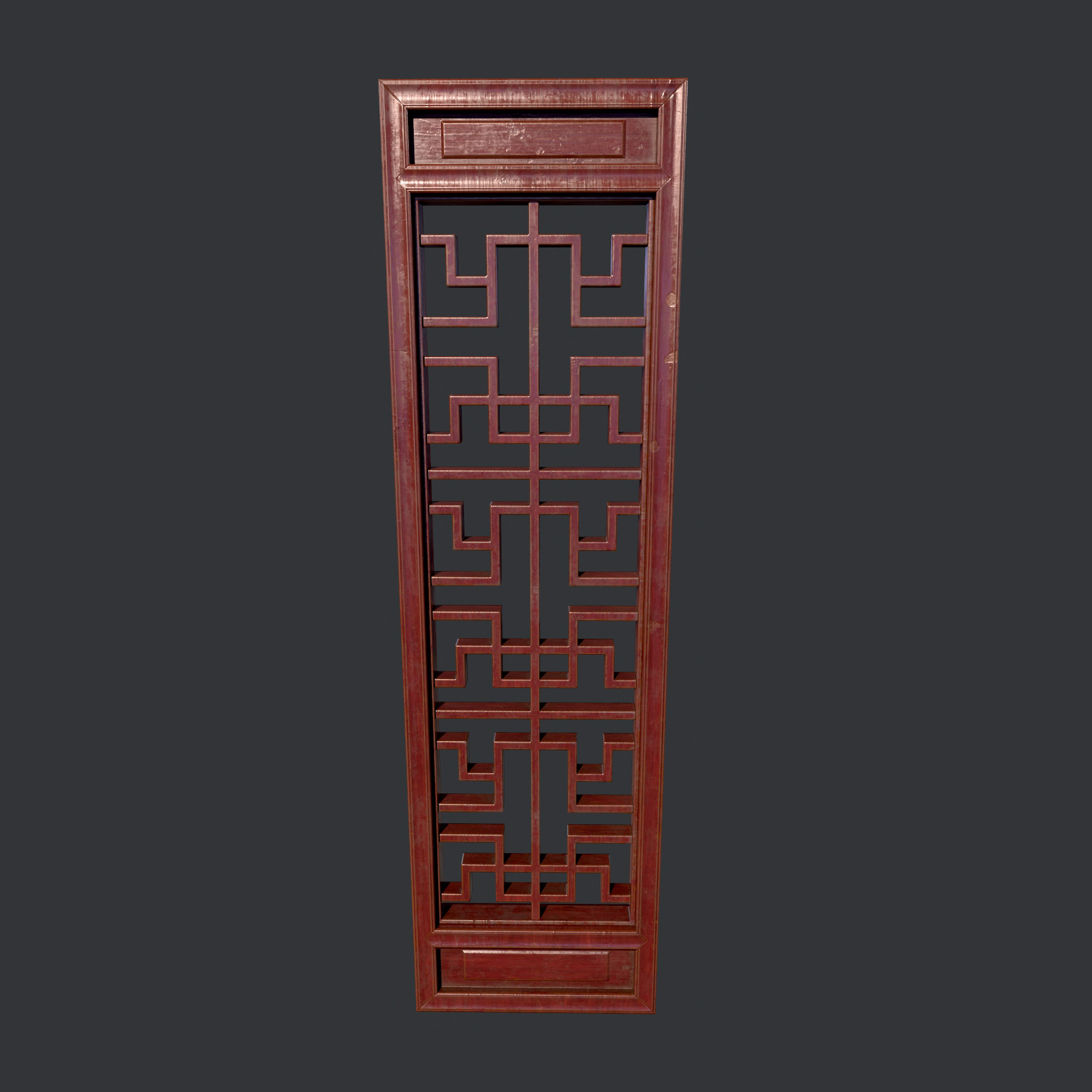 万字纹半窗