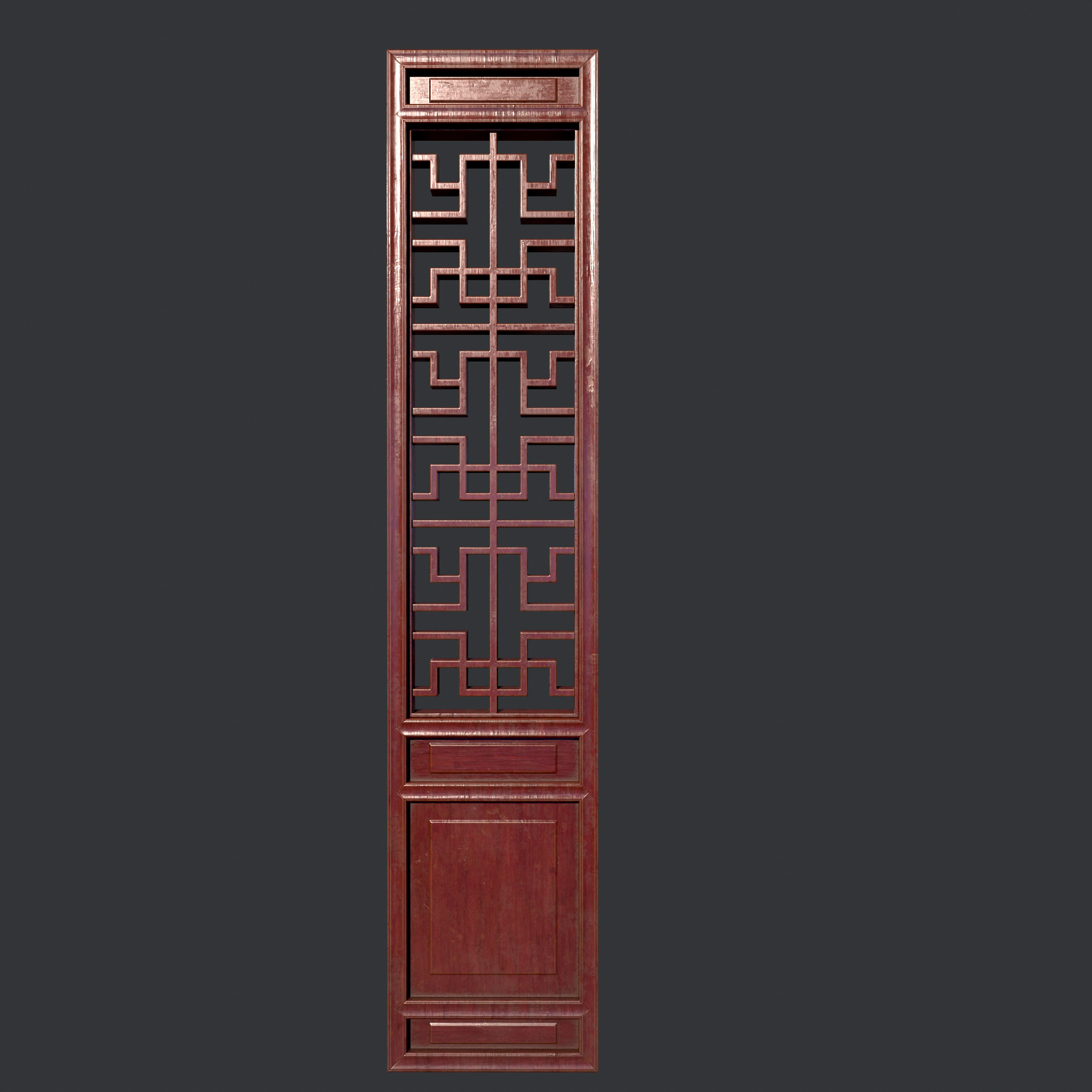万字纹长窗