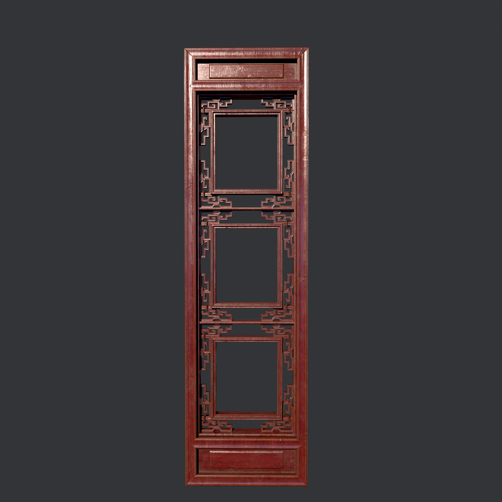 回字纹半窗